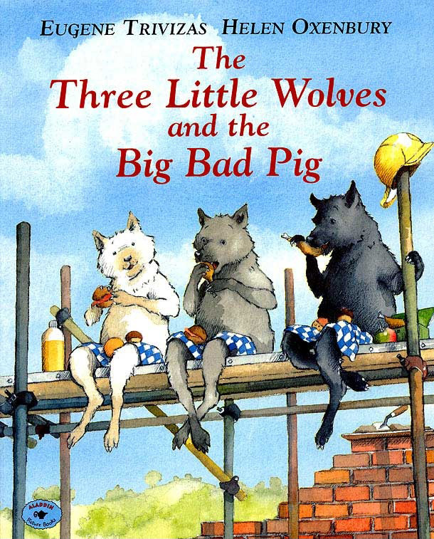 The Three Little Wolves and the Big Bad Pig(三只小狼和大坏猪) (01),绘本,绘本故事,绘本阅读,故事书,童书,图画书,课外阅读